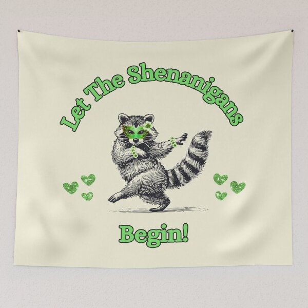 Item preview, Let The Shenanigans Begin!, Green Mask designed and sold by Nightshade Pixie Creations.