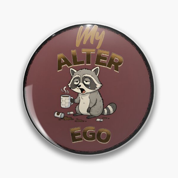 Item preview, My Alter Ego – Tired Raccoon T-Shirt designed and sold by LoganDzign.