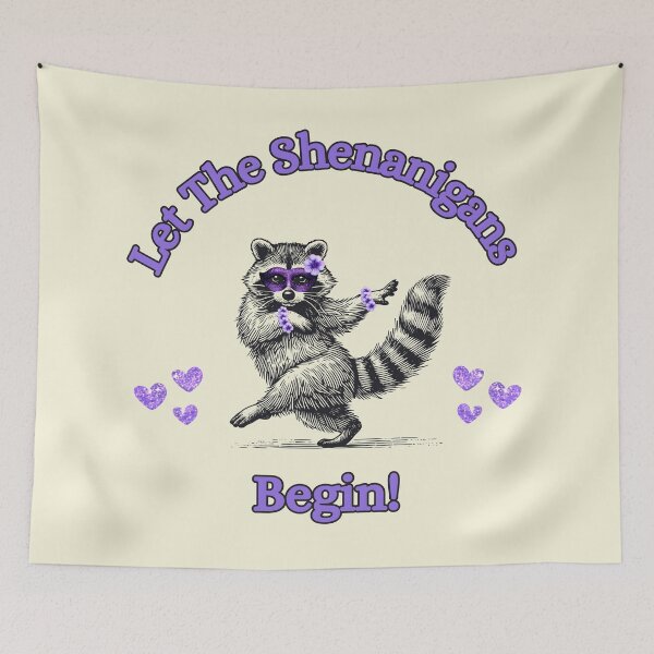 Item preview, Let The Shenanigans Begin!, Purple Mask designed and sold by Nightshade Pixie Creations.