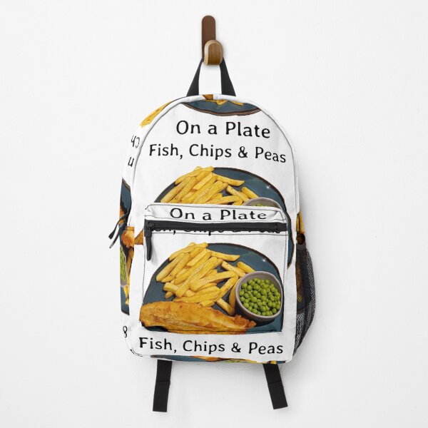 Item preview, Fish, Chips & Peas on a Plate designed and sold by Sibyl-Arts.
