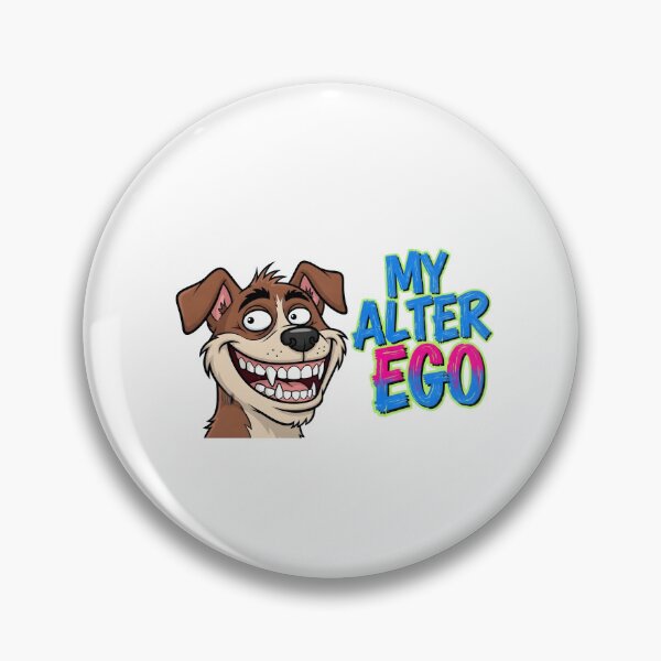 Item preview, My Alter Ego – Weird Smile Dog T-Shirt designed and sold by LoganDzign.
