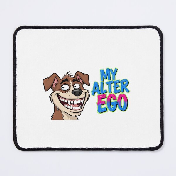 Item preview, My Alter Ego – Weird Smile Dog T-Shirt designed and sold by LoganDzign.