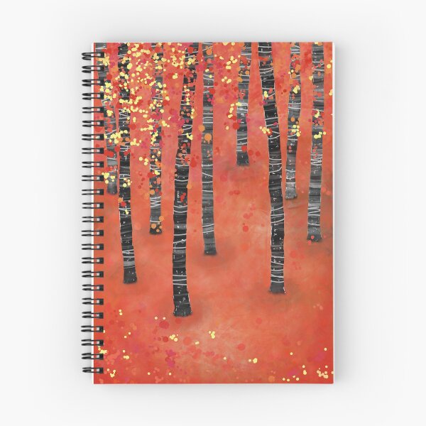 Artikelvorschau, Birken - abstrakte Herbstwaldlandschaft entworfen und verkauft von squirrell.