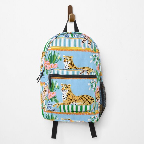 Item preview, Preppy cheetahs, ginger jars and cabana stripes designed and sold by SophieClimaArt.