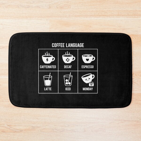 Item preview, Coffee Language Infographic Guide designed and sold by MJO80.
