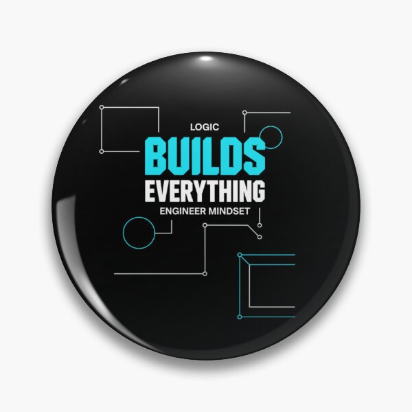 Item preview, Logic Builds Everything – Minimal Engineer Quote designed and sold by oblexwear.