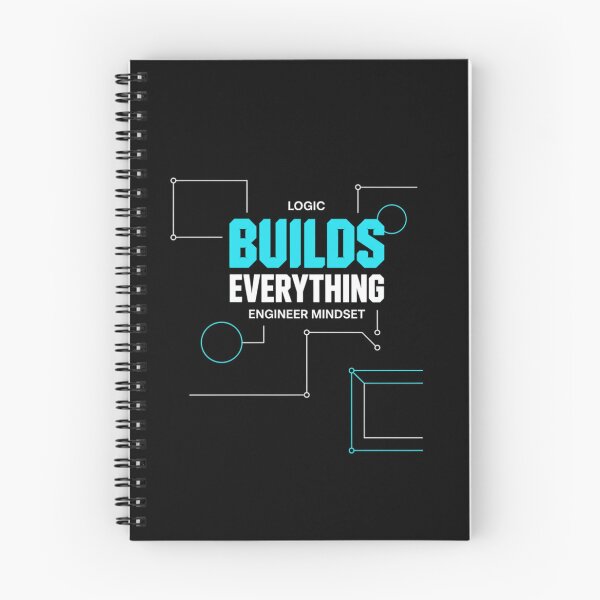 Item preview, Logic Builds Everything – Minimal Engineer Quote designed and sold by oblexwear.