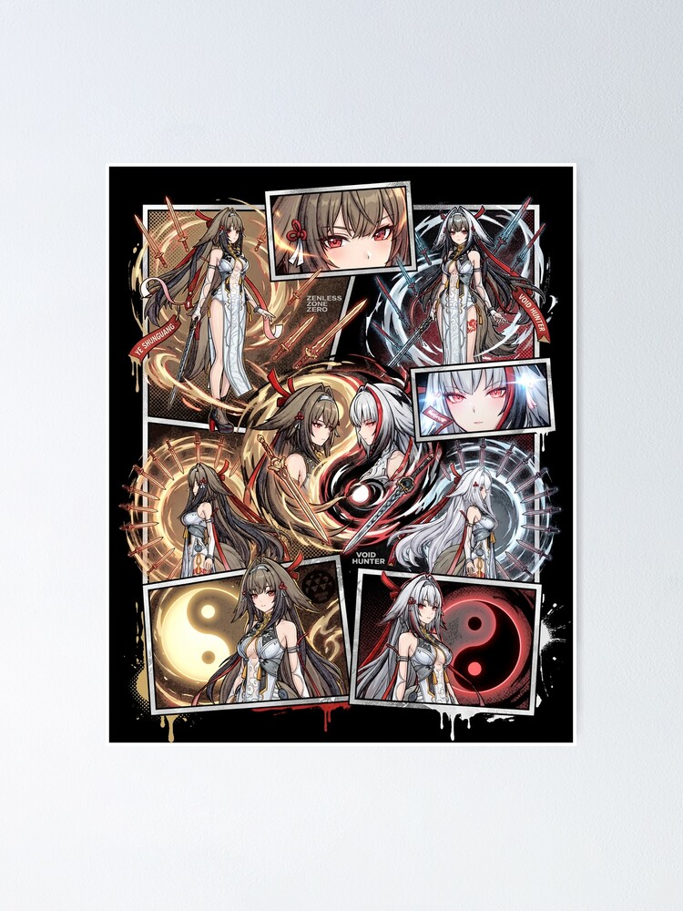 Ye Shunguang Zenless Zone Zero ZZZ Yunkui Summit Void Hunter Dual Form  Qingming Honed Edge Attack Agent Sword Force Enlightened Mind Fan Art  Portrait Poster T-Shirt Sticker Gift" Poster for Sale by