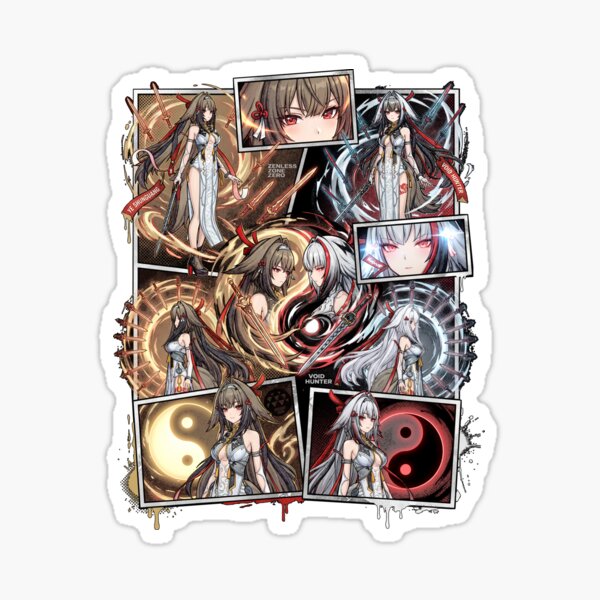Ye Shunguang Zenless Zone Zero ZZZ Yunkui Summit Void Hunter Dual Form Qingming Honed Edge Attack Agent Sword Force Enlightened Mind Fan Art Portrait Poster T-Shirt Sticker Gift Sticker