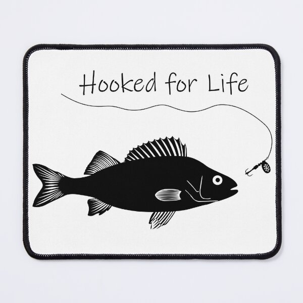 Item preview, Hooked for life Perch designed and sold by Notorious CodFather Designer Studio.