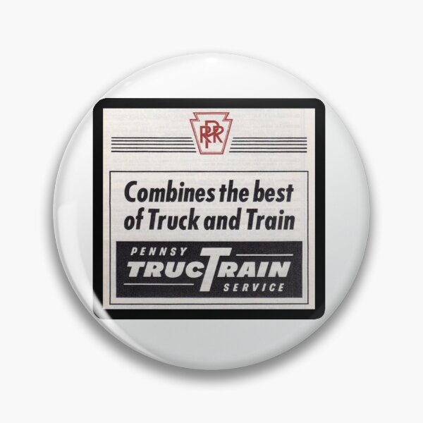 Item preview, Vintage Pennsylvania Railroad - TrucTrain - Combines The Best Of Truck and Train designed and sold by QuayTradingCo.