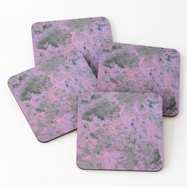 Item preview, Painting of color pink purple and black  designed and sold by quietrose.