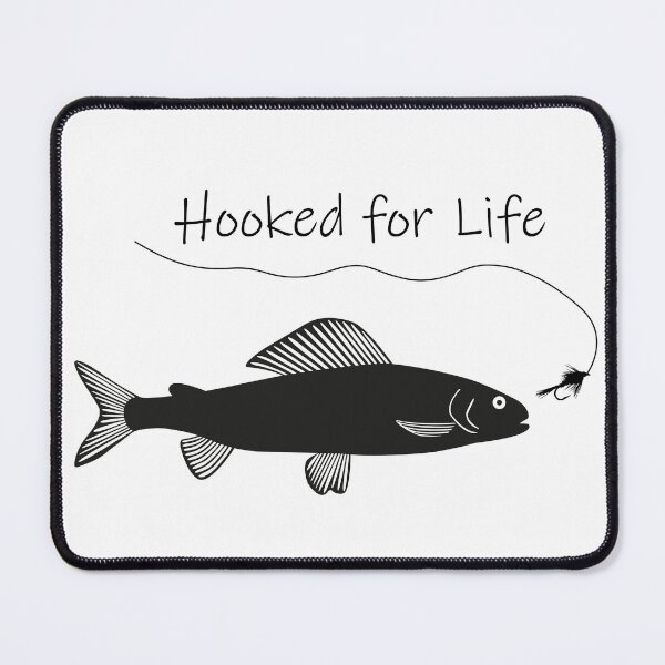 Item preview, Hooked for life Grayling designed and sold by Notorious CodFather Designer Studio.