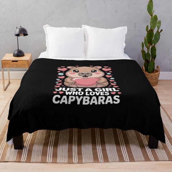 Item preview, just a girl who loves capybaras designed and sold by jkrphoto.