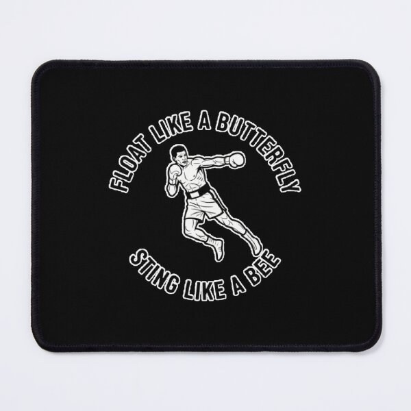 Item preview, Floats Like a Butterfly Stings Like a Bee – Retro Motivational Boxing Quote Design designed and sold by ALL ART .