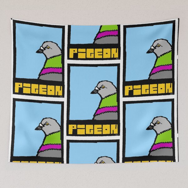 Item preview, Pigeon – Bold Pop Art - Bird art Illustration by GW-ART designed and sold by GWARTGB.