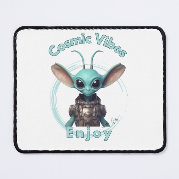Item preview, Cosmic Vibes Enjoy Alien Design - Alien T-Shirt Design designed and sold by GreenGirl-store.