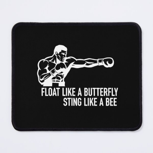 Item preview, Floats Like a Butterfly Stings Like a Bee – Retro Motivational Boxing Quote Design designed and sold by ALL ART .