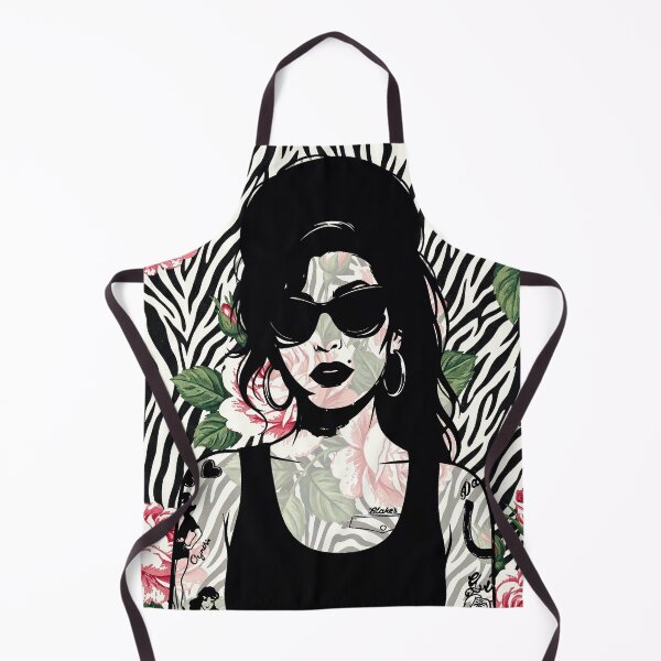 Item preview, Amy  Retro Floral & Zebra Pop Art designed and sold by Hen-C-Art.
