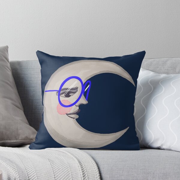 Item preview, A wise and waxing 90s retro crescent moon designed and sold by Jemma Jamie Skidmore.