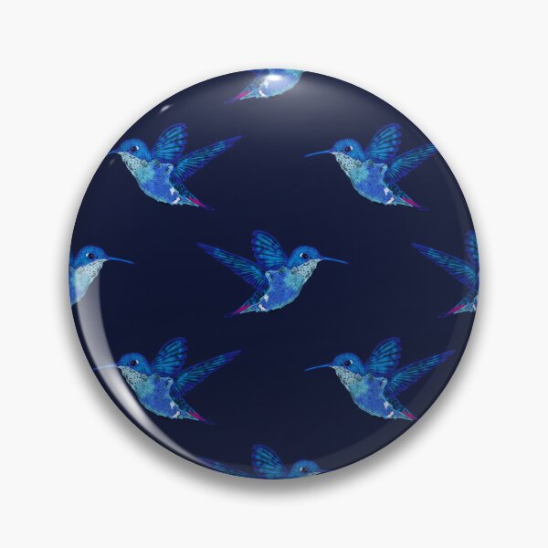 Item preview, Hummingbird in Flight-Navy designed and sold by deblevart.