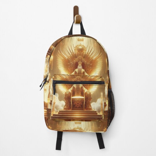 Item preview, Supreme Judge | Majestic Golden Throne 3D Biblical Illustration, designed and sold by PaintMeWorld.
