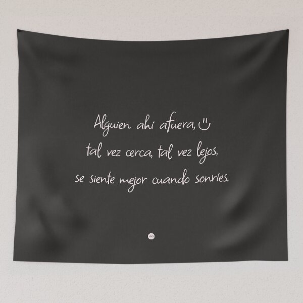 Item preview, Someone out there, maybe near, maybe far, feels better when you smile (fo) I designed and sold by XUSRedbubble.