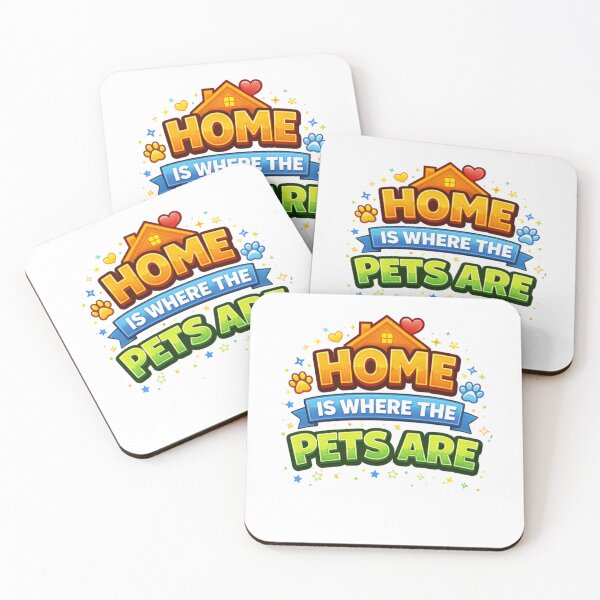 Item preview, Home Is Where the Pets Are – Cute Pet Lover Quote Design designed and sold by StyleLap.