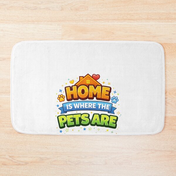Item preview, Home Is Where the Pets Are – Cute Pet Lover Quote Design designed and sold by StyleLap.