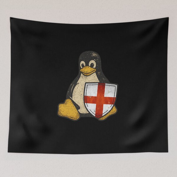 Item preview, Tux LINUX England designed and sold by angoma.