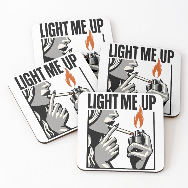 Item preview, Light Me Up Retro Smoking Woman with Lighter Flame Art. designed and sold by Spark2Seduction.