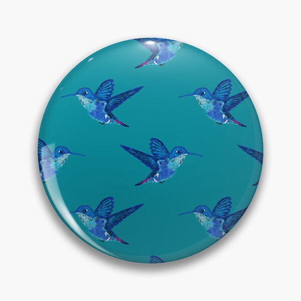 Item preview, Hummingbird in Flight-Teal designed and sold by deblevart.