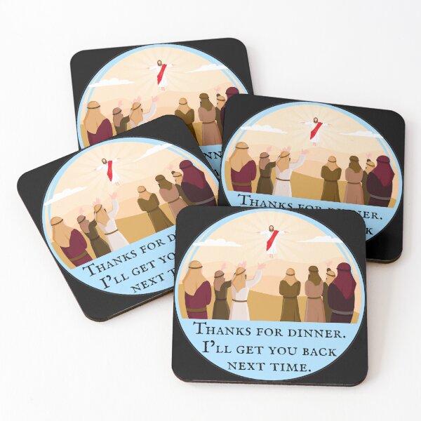 Item preview, Funny Jesus - Thanks for Dinner - Last Supper - Easter - Second Coming designed and sold by EvergreenRevolt.