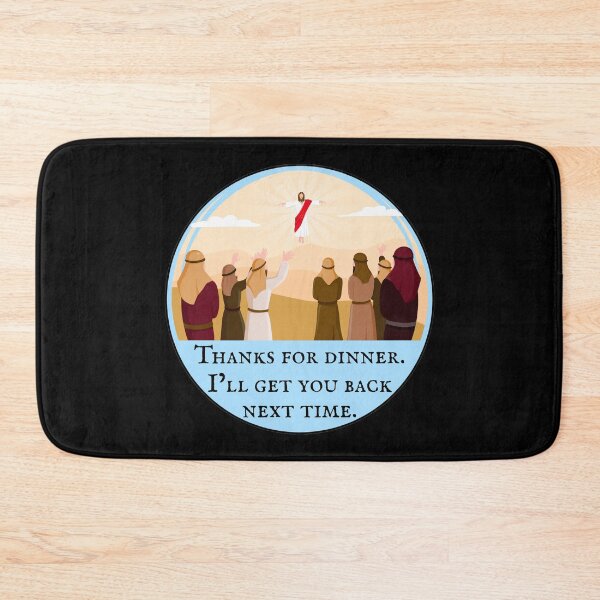 Item preview, Funny Jesus - Thanks for Dinner - Last Supper - Easter - Second Coming designed and sold by EvergreenRevolt.