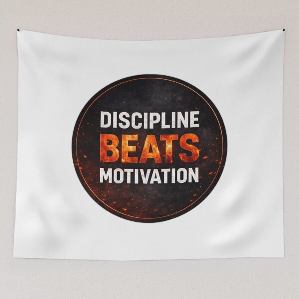 Item preview,  When motivation fades, discipline shows up. No apologies. No shortcuts. Just daily execution. designed and sold by AD-NOVA!!!.