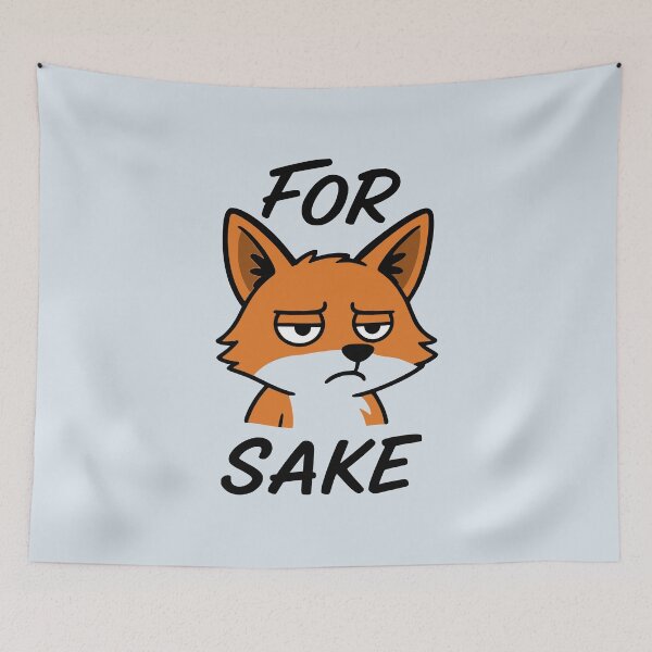 Item preview, For Fox Sake F Word Funny Pun designed and sold by NosandEdgy.