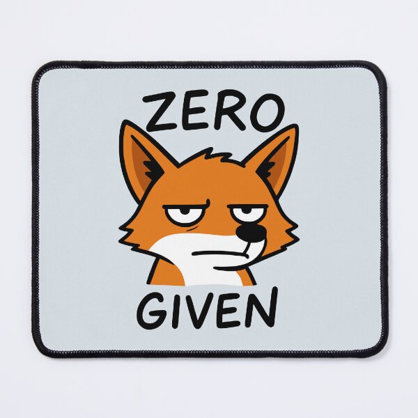 Item preview, Zero Fox Given F Word Funny Pun designed and sold by NosandEdgy.