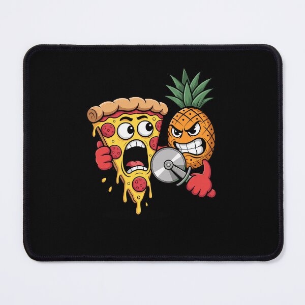 Item preview, Scared Pizza Versus Pineapple Pizza Cutter Funny Food designed and sold by wrestletoys.