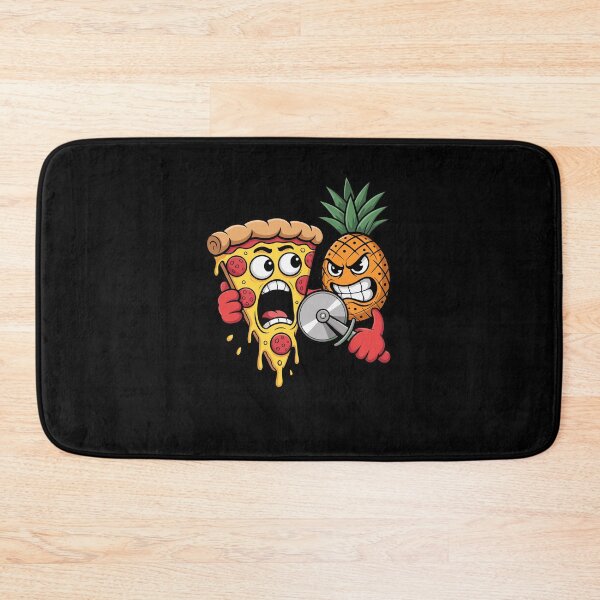 Item preview, Scared Pizza Versus Pineapple Pizza Cutter Funny Food designed and sold by wrestletoys.