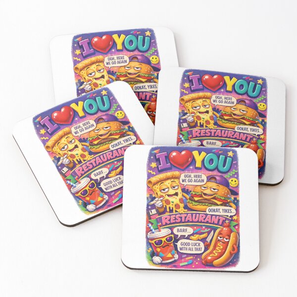 Item preview, I Love You Restaurant – Talking Pizza, Burger, Hot Dog and Cola designed and sold by GlobalBoom.