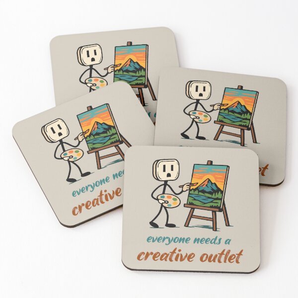 Item preview, Everyone Needs A Creative Outlet designed and sold by Josh Meyer Designs.
