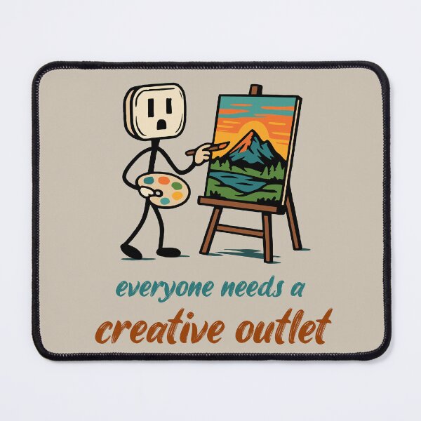 Item preview, Everyone Needs A Creative Outlet designed and sold by Josh Meyer Designs.