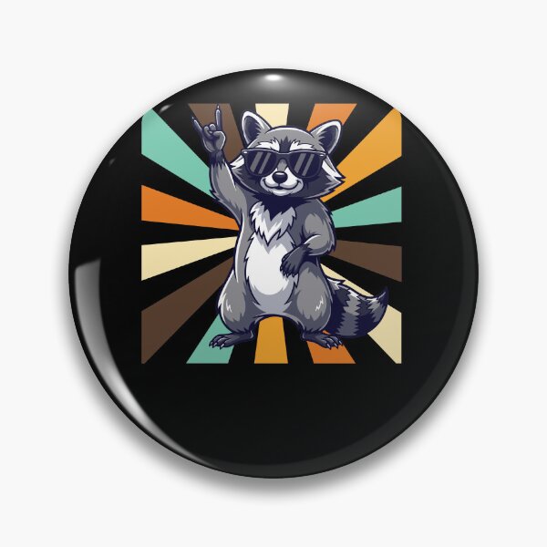 Item preview, Trashed Panda Drunk Raccoon Illustration designed and sold by StaticMood.