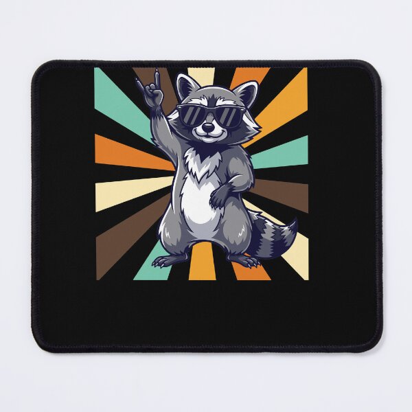 Item preview, Trashed Panda Drunk Raccoon Illustration designed and sold by StaticMood.