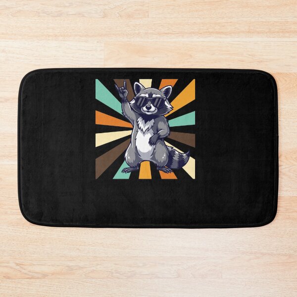 Item preview, Trashed Panda Drunk Raccoon Illustration designed and sold by StaticMood.