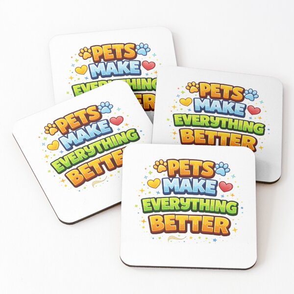 Item preview, Pets Make Everything Better – Cute Pet Lover Quote Design designed and sold by StyleLap.