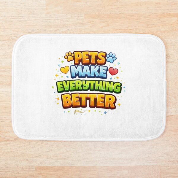 Item preview, Pets Make Everything Better – Cute Pet Lover Quote Design designed and sold by StyleLap.