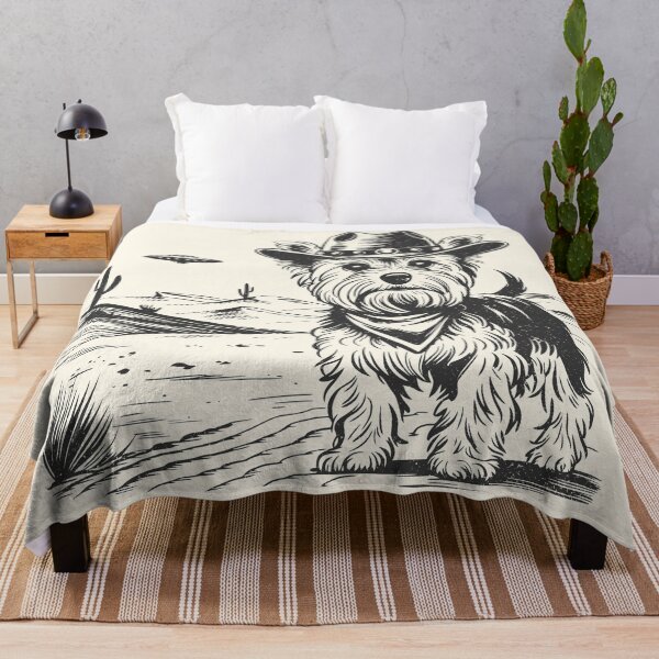 Item preview, Yorkshire Terrier OVNI Yorkie occidental vintage designed and sold by Y-Vibes.