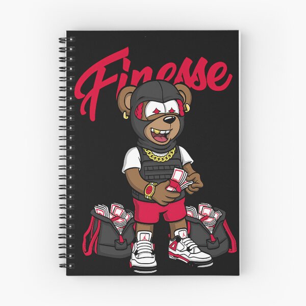 Item preview, Finesse Bear Streetwear Illustration – Hustle Cartoon Character Art designed and sold by T Town Tees Digital.