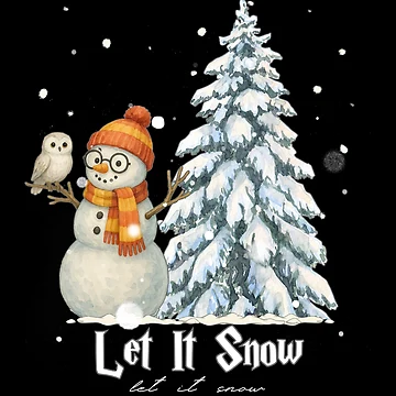 Artwork thumbnail, Snowman — Let It Snow by Nacho Average Designs